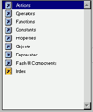 Категории компонентов языка ActionScript