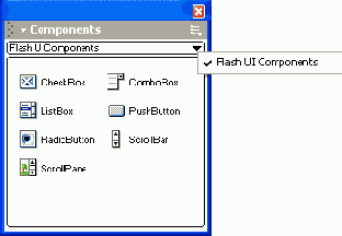 Панель Components